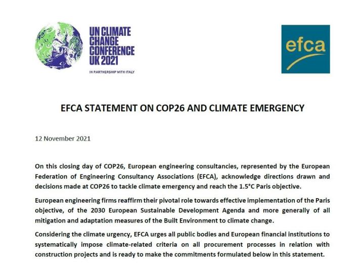 EFCA Statement COP 26_cover